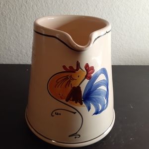 GORGEOUS Lamas Made in Italy 5" Rooster Pitcher
